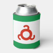 Ingushetia Flag Blikjeskoeler (Blikje Voorkant)