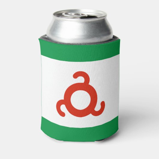 Ingushetia Flag Blikjeskoeler (Blikje Achterkant)