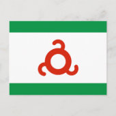 Ingushetia Flag Briefkaart (Voorkant)