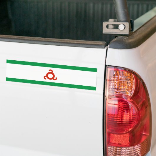 Ingushetia Flag Bumpersticker (Op Truck)