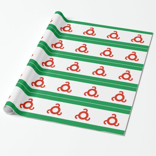 Ingushetia Flag Cadeaupapier (Uitgerold)