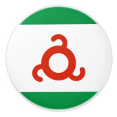 Ingushetia Flag Keramische Knop (Voorkant)
