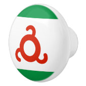 Ingushetia Flag Keramische Knop (Rechts)