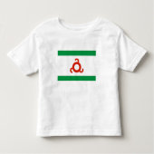 Ingushetia Flag Kinder Shirts (Voorkant)
