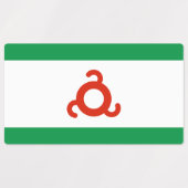Ingushetia Flag Labels (Design 1)