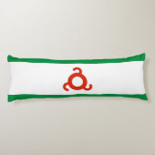 Ingushetia Flag Lichaamskussen (Achterkant)