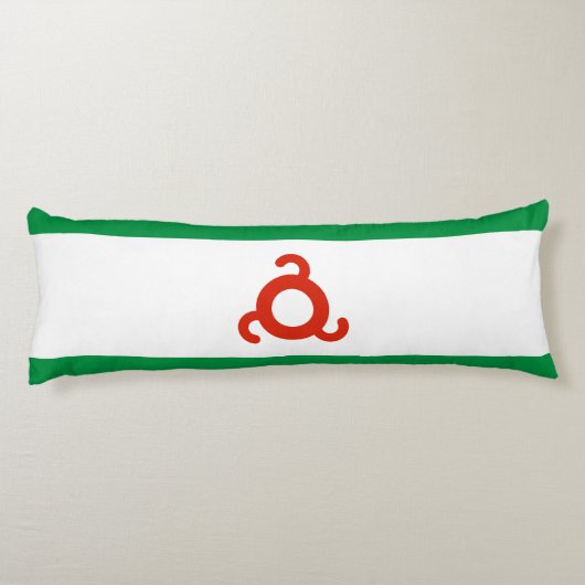 Ingushetia Flag Lichaamskussen (Achterkant)
