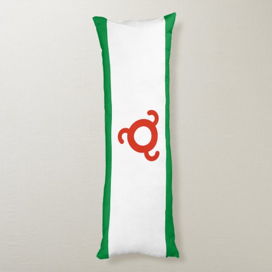 Ingushetia Flag Lichaamskussen (Achterkant (Verticaal))