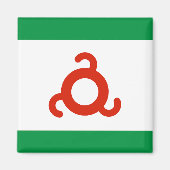 Ingushetia Flag Magneet (Voorkant)
