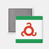 Ingushetia Flag Magneet (Voorkant / Achterkant)