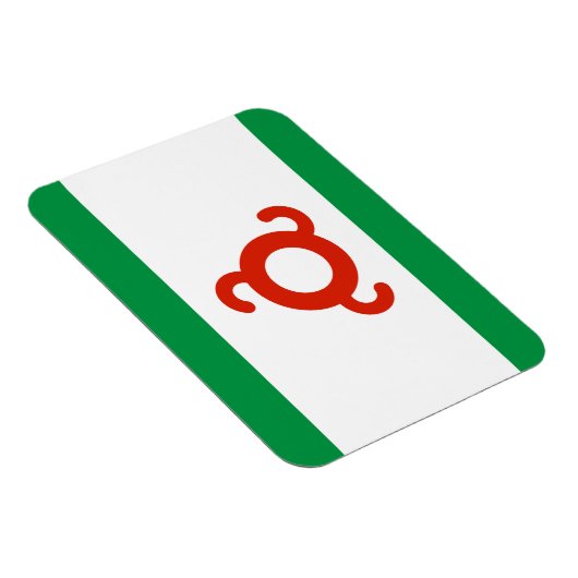 Ingushetia Flag Magneet (Rechterzijde)