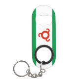Ingushetia Flag Mini Flessenopener (Voorkant)