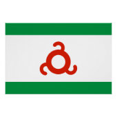 Ingushetia Flag Perfect Poster (Voorkant)