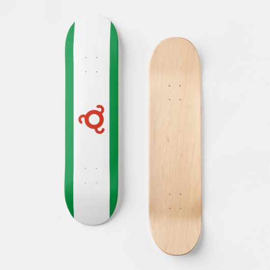 Ingushetia Flag Persoonlijk Skateboard (Voorkant)