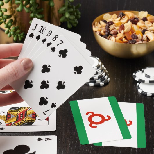 Ingushetia Flag Pokerkaarten (Insitu)
