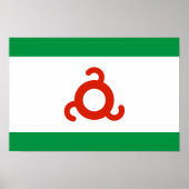 Ingushetia Flag Poster (Voorkant)