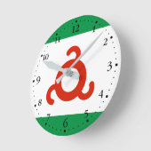 Ingushetia Flag Ronde Klok (Hoek)