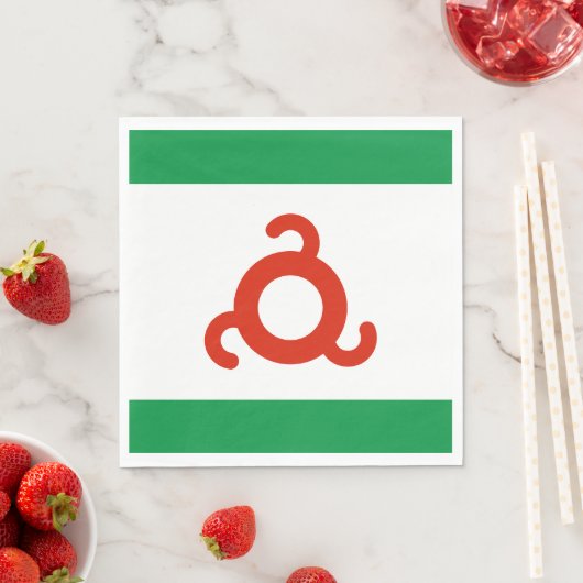 Ingushetia Flag Servet (Insitu)