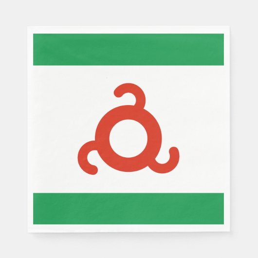 Ingushetia Flag Servet (Voorkant)