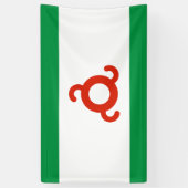 Ingushetia Flag Spandoek (Verticaal)