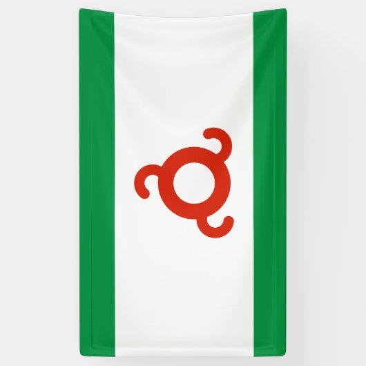 Ingushetia Flag Spandoek (Verticaal)