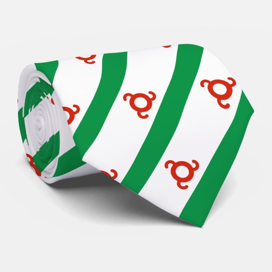 Ingushetia Flag Stropdas (Opgerold)