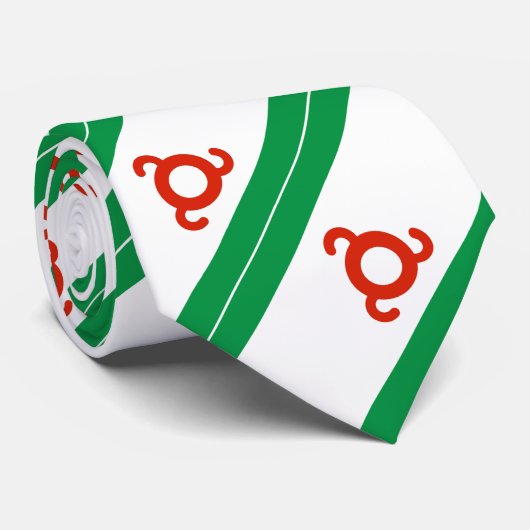 Ingushetia Flag Stropdas (Opgerold)
