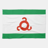 Ingushetia Flag Theedoek (Horizontaal)