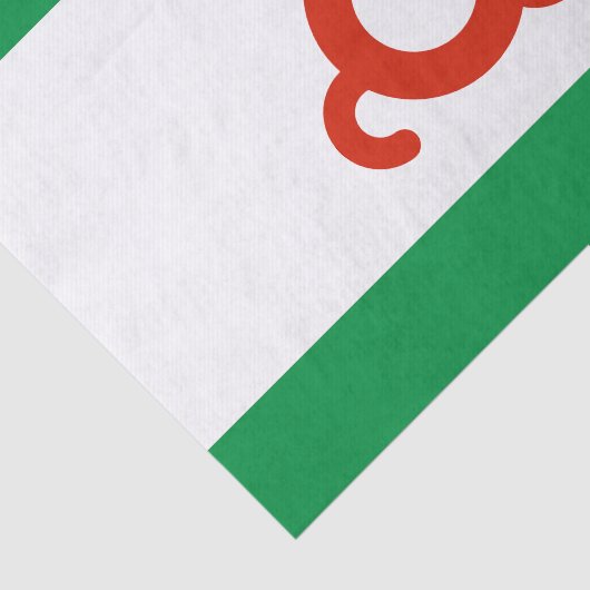 Ingushetia Flag Tissuepapier (Detail)