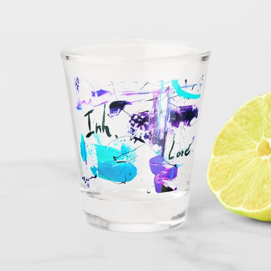 Inh. Love 2. Shot Glas (Voorkant)