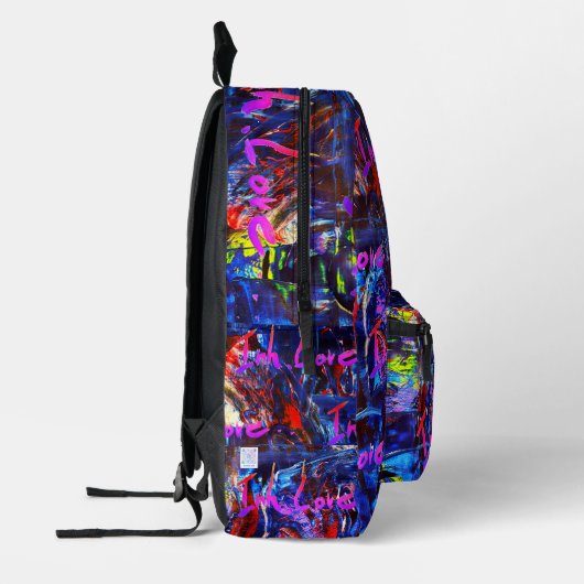 Inh. Love 3. Bedrukte Rugzak (Links)