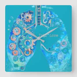 Inh. Love 5 Agenda Vierkante Klok