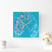 Inh. Love 5 Agenda Vierkante Klok (Huis)