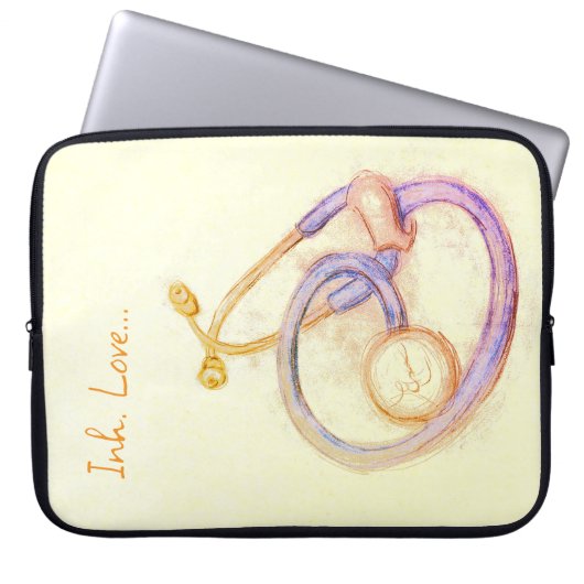 Inh. Love Laptop Sleeve (Voorkant)