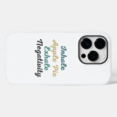 Inhale Apple Pie Exhale Negatitive Phone Case (Achterkant (horizontaal))