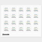 Inhale Apple Pie Exhale Negatitivity-Stickers Vierkante Sticker (Vel)
