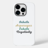 Inhale Asparagus Exhale Negatitive Phone Case (Achterkant)
