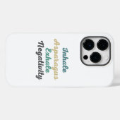 Inhale Asparagus Exhale Negatitive Phone Case (Achterkant (horizontaal))