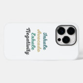 Inhale Avocado Exhale Negatitive Phone Case (Achterkant (horizontaal))