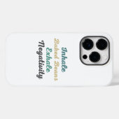 Inhale Bked Beans Exhale Negatitive Phone Case (Achterkant (horizontaal))