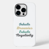 Inhale brownies vergroot telefooncel negativiteit Case-Mate iPhone case (Achterkant)