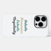 Inhale brownies vergroot telefooncel negativiteit Case-Mate iPhone case (Achterkant (horizontaal))