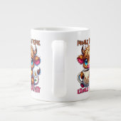 Inhale Caffeine Exhale Negativity  Grote Koffiekop (Achterkant)