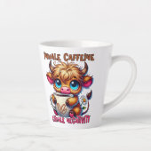 Inhale Caffeine Exhale Negativity  Latte Mok (Rechts)