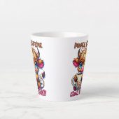 Inhale Caffeine Exhale Negativity  Latte Mok (Voorkant)