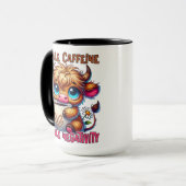 Inhale Caffeine Exhale Negativity Mok (Voorkant links)