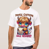 Inhale Caffeine Exhale Negativity T-shirt (Voorkant)