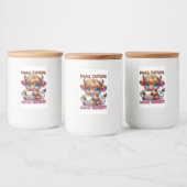 Inhale Caffeine Exhale Negativity  Voedselcontainer Etiket (Flessen)