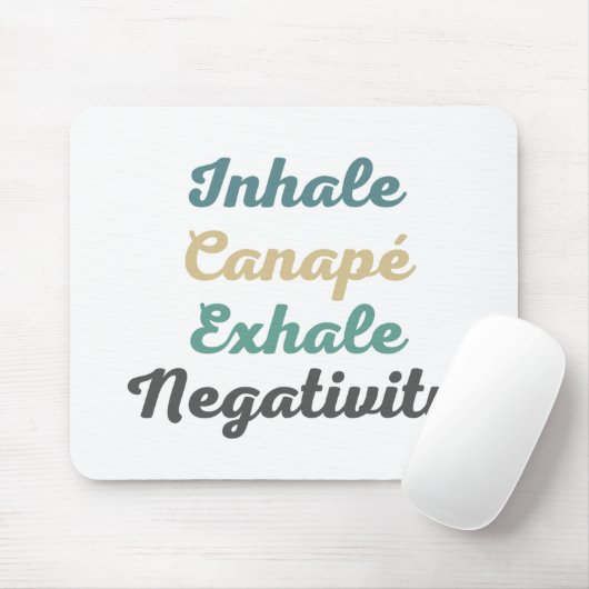 Inhale Canapé Exhale Negatitivity Muismat (Met muis)