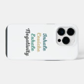 Inhale Ceviche Exhale Negativiteit Hoesje iPhone Hoesje (Achterkant horizontaal)